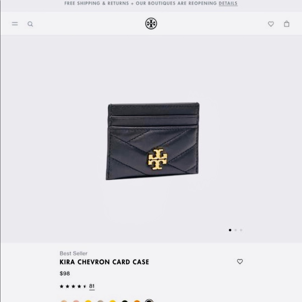 Tory Burch card holders